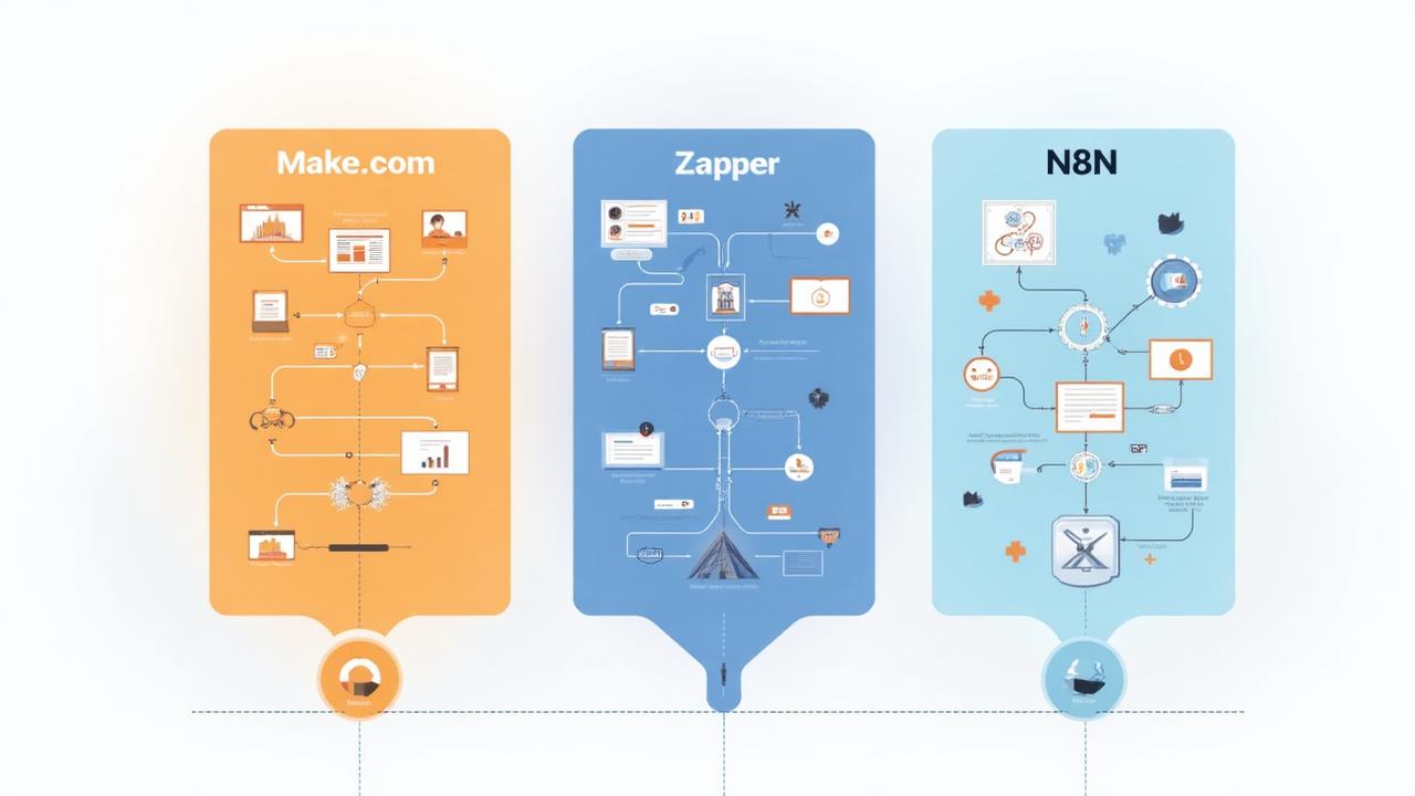 Make.com vs Zapier vs n8n — Which tool to choose for your business?